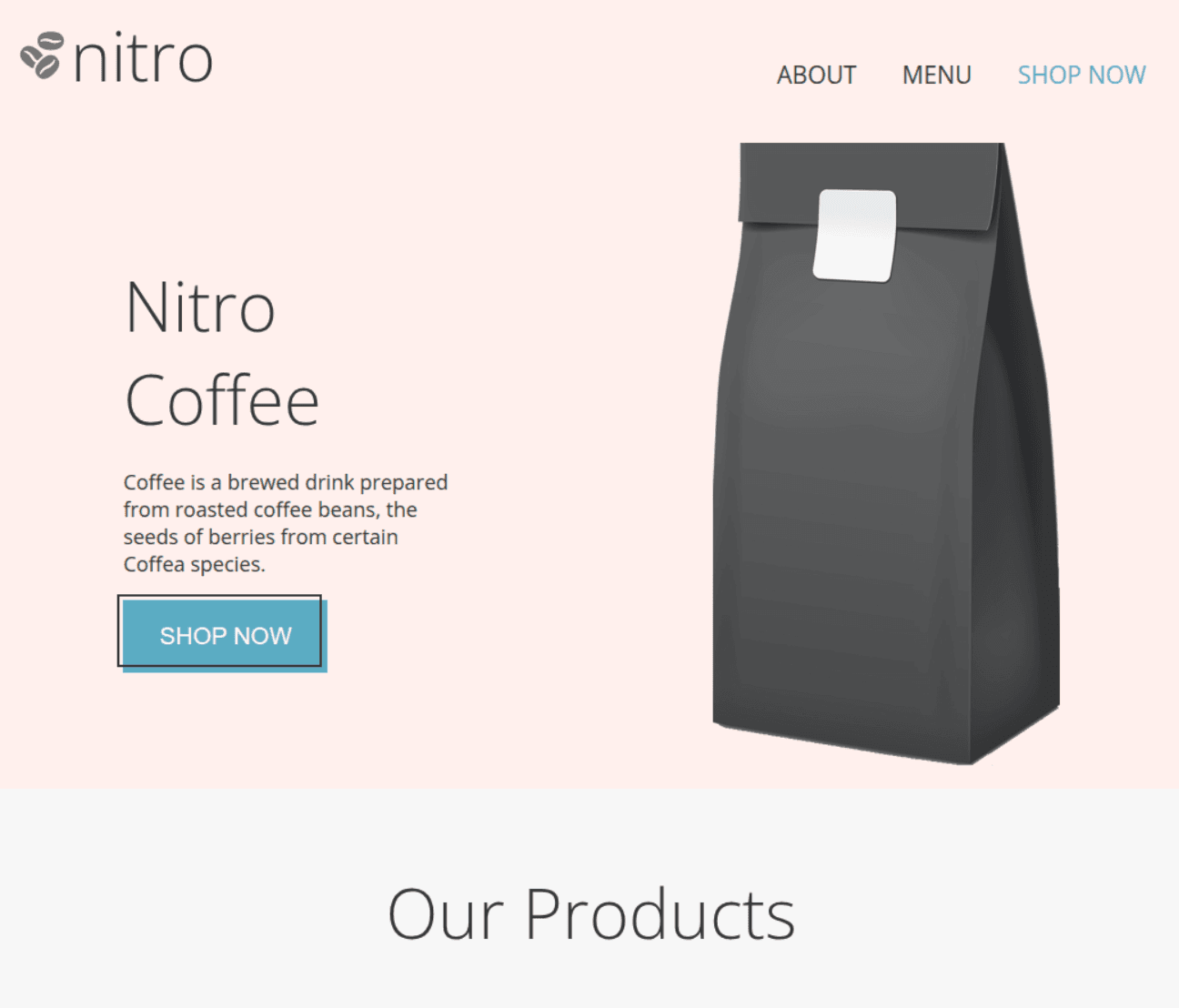 BrainStation Café Website